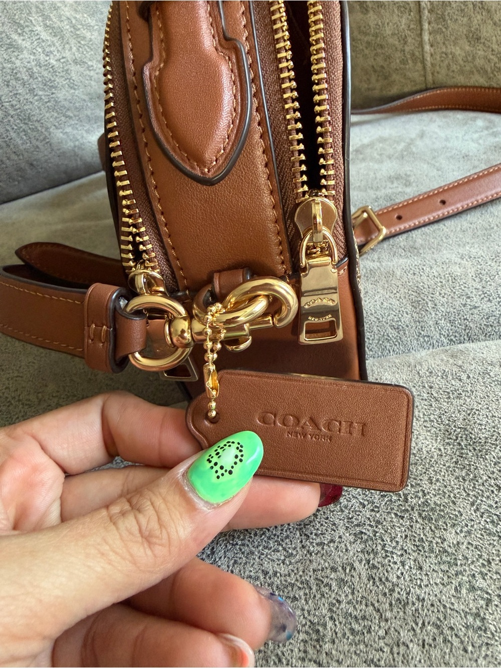 Coach Serena Satchel with Stripe - Picture 8 of 8